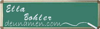 Ella Bohler Visitenkarte
